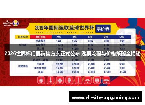 2026世界杯门票销售方案正式公布 购票流程与价格策略全揭秘 2026世界杯门票销售方案正式公布 购票流程与价格策略全揭秘